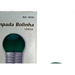 Lampada Bolinha Brasfort 7Wx220V. Verde - Kit C/25 Pecas