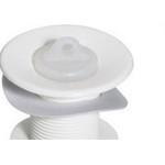 Valvula Pia Plastica Luconi Branca - Kit C/25 Pecas