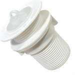 Valvula Tanque Plastica Luconi 1.1/4'' Branca - Kit C/25 Pecas