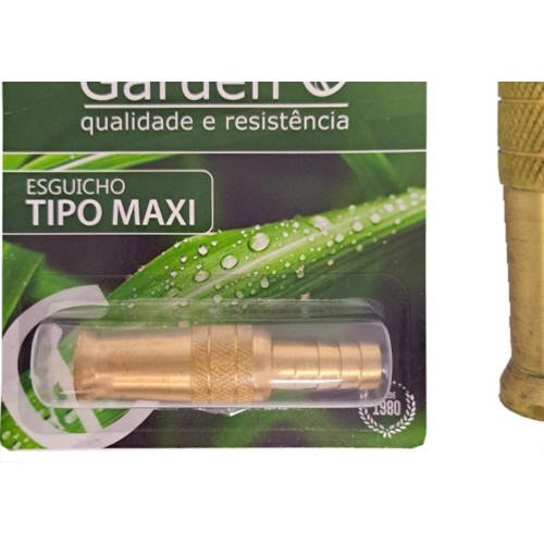Esguicho Bico Reto Garden Latao Maxi 1/2'' - 11740E