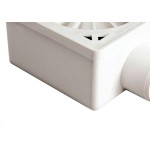 Ralo Sifonado Luconi Quadrado Branco - Kit C/6 Pecas