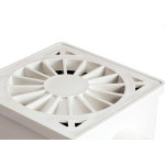 Ralo Sifonado Luconi Quadrado Branco - Kit C/6 Pecas