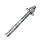 Chumbador. Fixador Ancora Pba 3/8'' X 3.1/2'' Com Porca - Kit C/25 Pecas