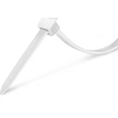 Abracadeira Nylon Brasfort Branca 4,8Mmx300Mm Com 100 Pecas - 8637