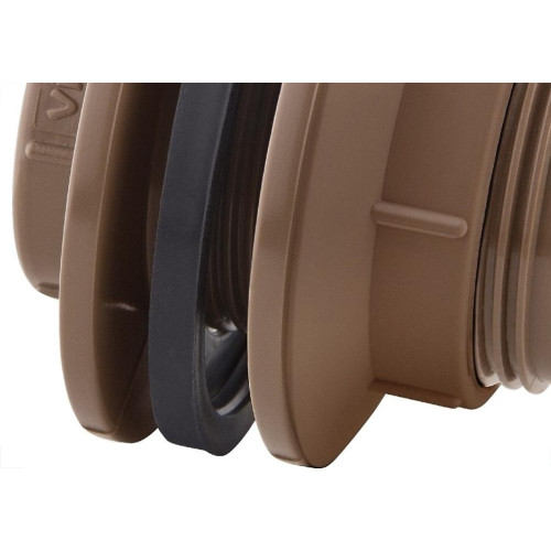Adaptador Soldavel Com Flange Viqua 50Mm X 1.1/2'' - Kit C/2 Pecas