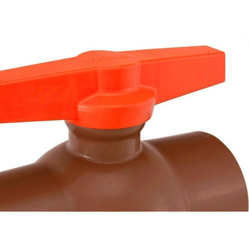 Registro Esfera Pvc Soldavel Viqua 20Mm - Kit C/5 Pecas