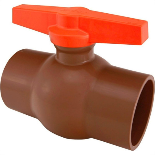 Registro Esfera Pvc Soldavel Viqua 25Mm - Kit C/5 Pecas