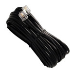 Extensao Fone-Fax Interneed Plug Plug - 3M Cartela Preta - Kit C/10 Pecas