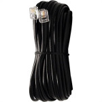 Extensao Fone-Fax Interneed Plug Plug - 3M Cartela Preta - Kit C/10 Pecas