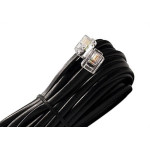 Extensao Fone-Fax Interneed Plug Plug - 3M Cartela Preta - Kit C/10 Pecas