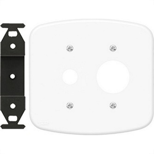 Placa Conjunto Fame Blanc 4X4 F-58 - 1 Tomada + 1 Furo - 979 - Kit C/10 Pecas