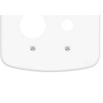Placa Conjunto Fame Blanc 4X4 F-58 - 1 Tomada + 1 Furo - 979 - Kit C/10 Pecas