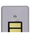 Conjunto Ilumi Cinza Com Placa 2 Simples - 1318