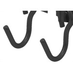 Gancho Para Rede Parafusar Alianca 1371 Zp - Preto (Caixa Com 10 Pares) - Kit C/10 Pares