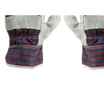 Luva De Raspa Brasfort Com Tecido Cano Curto - Kit C/12 Pares
