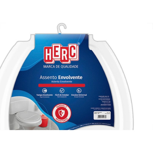 Assento Sanitario Herc Tampa Envolvente Branco 3385
