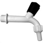 Torneira Tanque Abs Herc 10Cm - 1/2'' Com Bico - Kit C/12 Pecas