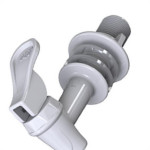 Torneira Para Filtro Herc Superior Branca 1116 - Kit C/12 Pecas