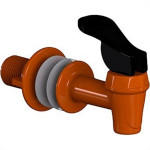 Torneira Para Filtro Herc Superior Marrom 1114 - Kit C/12 Pecas