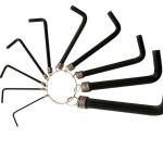 Chave Allen Jogo Brasfort 1/16'' X3/8'' Com 10 Pecas - 8288