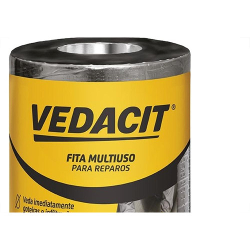 Fita Multiuso Otto Vedacit Autoadesiva 20Cm X 10M