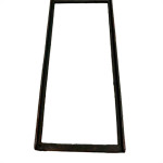 Porta Grelha Ferro Fundido 25X50
