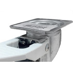 Rodizio Rodiline Base.Giratoria 312 Np-3'' Com Freio