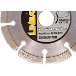 Disco Diamantado Itambe Lineato Segmentado Seco/Refrigerado 110Mm X 20Mm