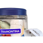 Pino Femea Tramontina 2 Polos 10A. Colorido Pote Com 24 Pecas - Kit C/24 Pecas