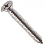 Parafuso Auto Atarraxante Inox Chata Philips Jomarca 3,5 X 25Mm - Kit C/2 Centos