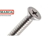 Parafuso Auto Atarraxante Inox Chata Philips Jomarca 4,8 X 50Mm
