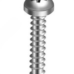 Parafuso Auto Atarraxante Inox Panela Philips Jomarca 3,5 X 22Mm - Kit C/2 Centos