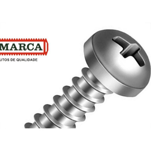 Parafuso Auto Atarraxante Inox Panela Philips Jomarca 4,8 X 32Mm