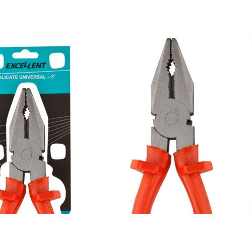 Alicate Universal Eda 8'' Excellent Cabo Pvc - 4Ox