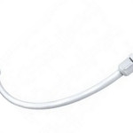Engate Flexivel Branco Pvc Luconi 50Cm - Kit C/20 Pecas
