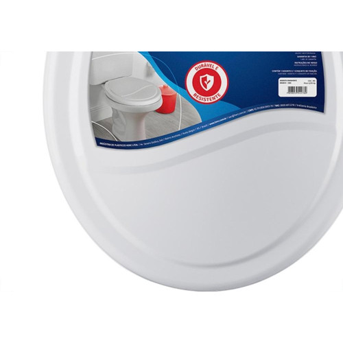 Assento Sanitario Herc Tampa Envolvente Cinza Claro 3386