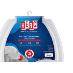 Assento Sanitario Herc Tampa Envolvente Cinza Claro 3386