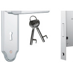 Fechadura Stam Interna Inox Alavanca - 813/03