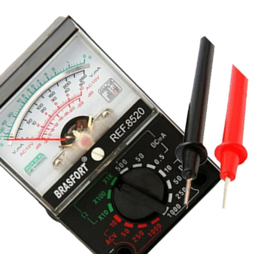 Multimetro Analogico Brasfort Acompanha Pilha Ref-8520