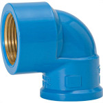 Joelho Azul Com Bucha Latao Amanco 20Mm X 1/2''