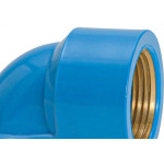 Joelho Azul Com Bucha Latao Amanco 20Mm X 1/2''