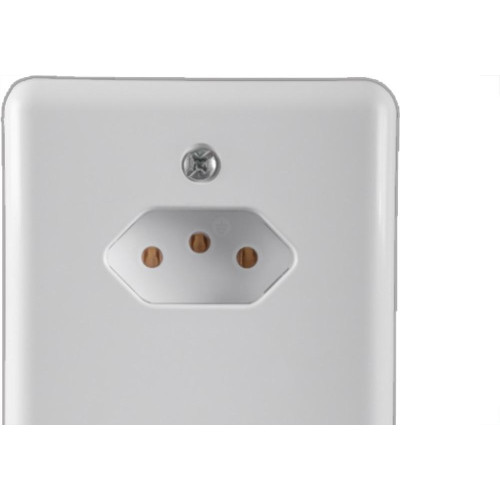 Conjunto Ilumi Stylus Branco Com Placa 2 Tomadas 2P+T. 20A. - 20121