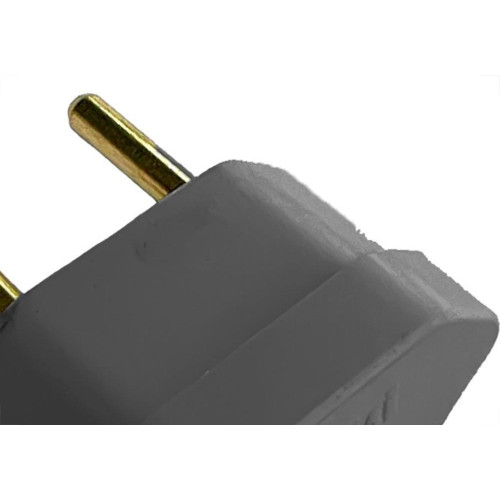 Pino Triangulo Ilumi 2 Polos 10A. Preto - 1428Pct - Kit C/10 Pecas