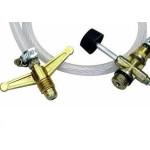 Kit C/5 - Transferidor De Gas Max Chamas Com Registro