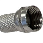 Conector Fio Coaxial Interneed Com Rosca Rg-06 Pacote Com 100 Pecas