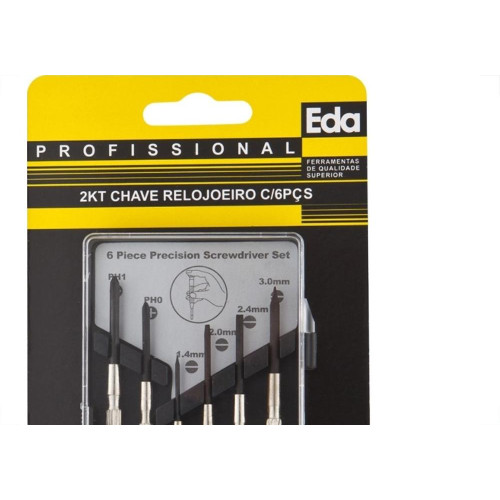 Chave Precisao Relojoeiro Excellent Com 06 Pecas - 2Kt