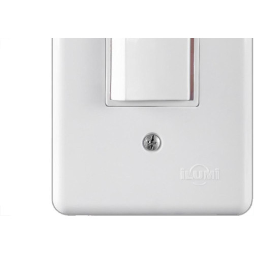 Conjunto Ilumi Stylus Branco Com Placa 1 Intermediario 10A. - 2032
