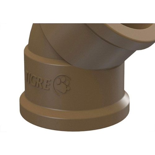 Joelho Soldavel Tigre 45º X 50Mm - Kit C/15 Pecas