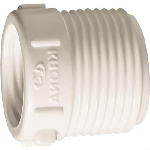 Bucha De Reducao Branca Krona 3/4''X1/2'' - Kit C/50 Pecas