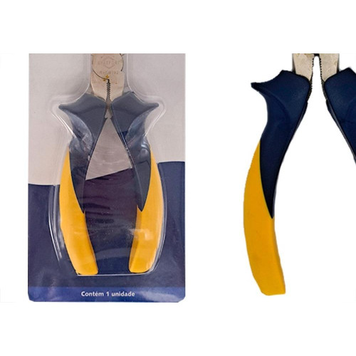 Alicate Bico Meia Cana Brasfort 6'' Profissional Niquelado - 8792